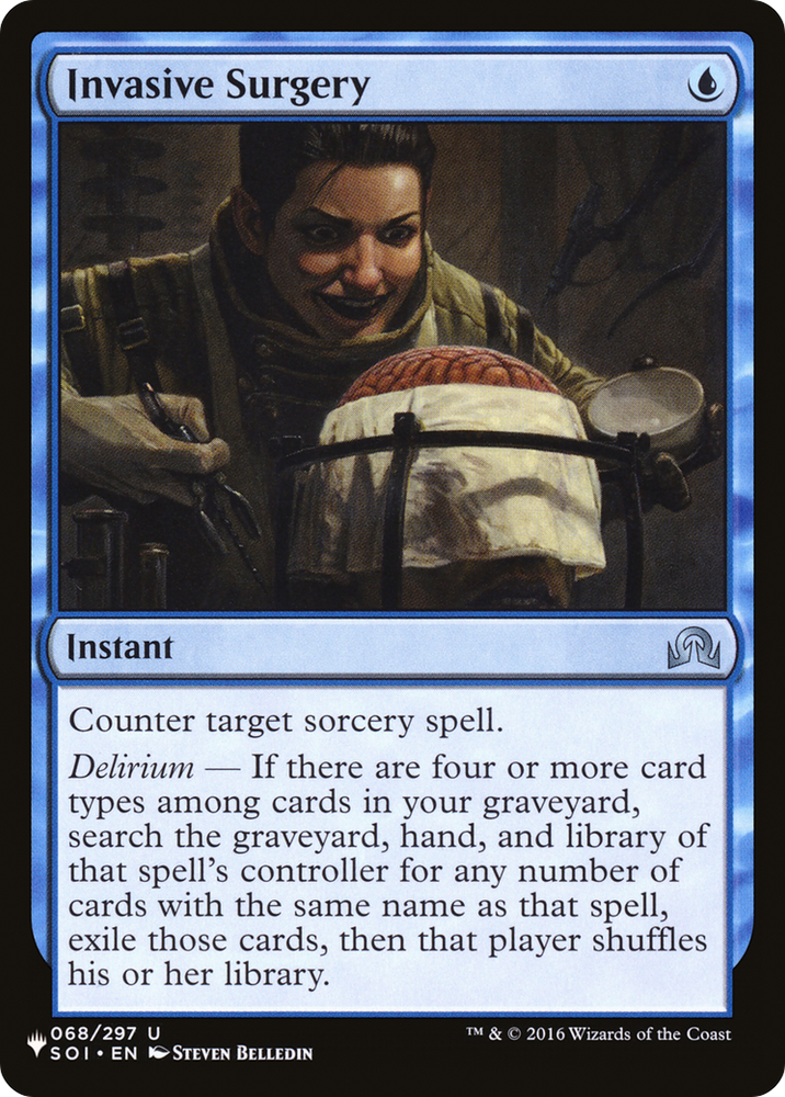 Invasive Surgery [The List] Magic: The Gathering