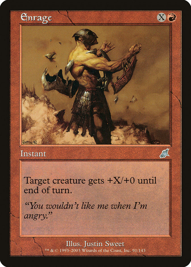 Enrage [Scourge] Magic: The Gathering
