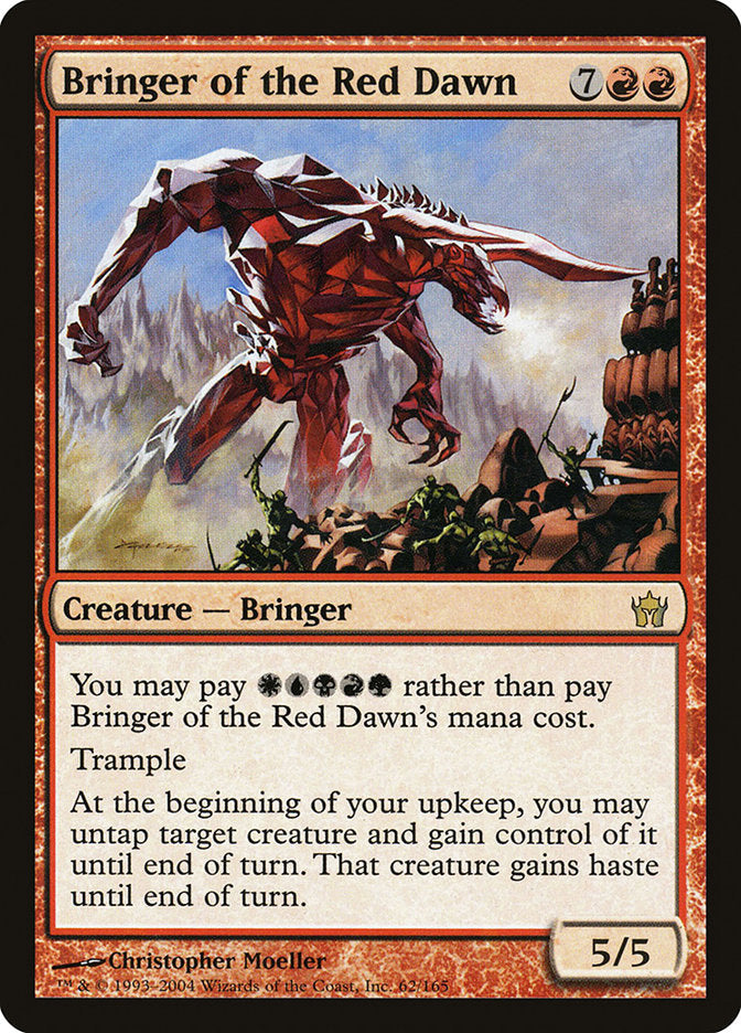 Bringer of the Red Dawn [Fifth Dawn] Magic: The Gathering