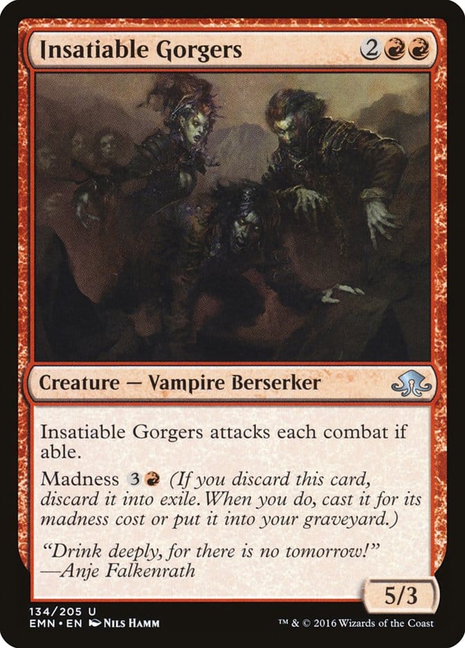 Insatiable Gorgers [Eldritch Moon] Magic: The Gathering