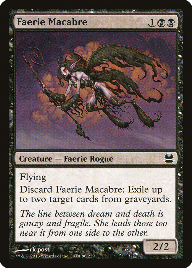 Faerie Macabre [Modern Masters] Magic: The Gathering