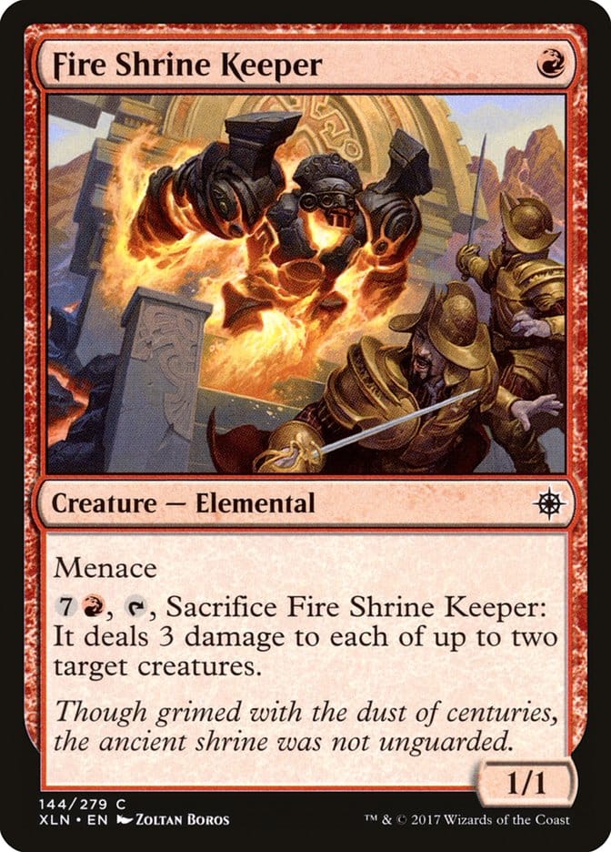 Fire Shrine Keeper [Ixalan] Magic: The Gathering