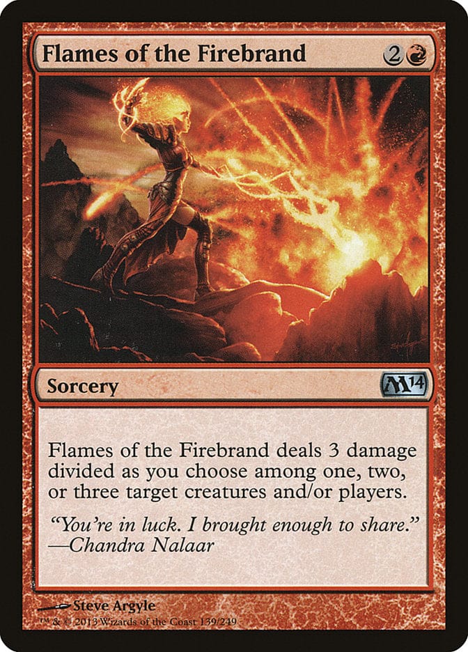 Flames of the Firebrand [Magic 2014] Magic: The Gathering