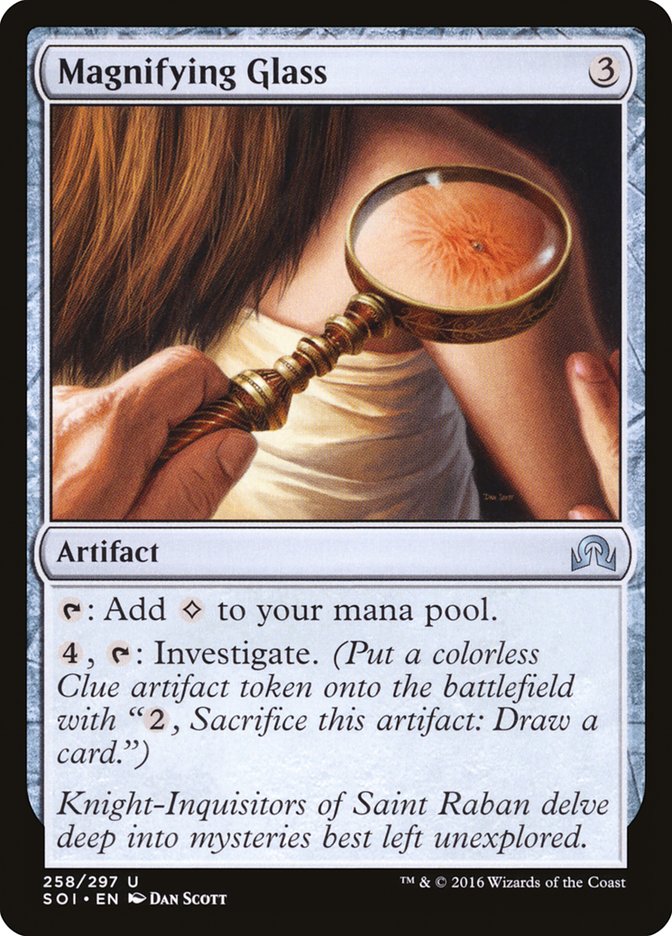 Magnifying Glass [Shadows over Innistrad] Magic: The Gathering