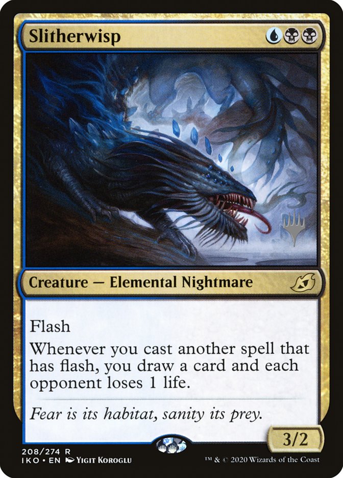 Slitherwisp (Promo Pack) [Ikoria: Lair of Behemoths Promos] Magic: The Gathering