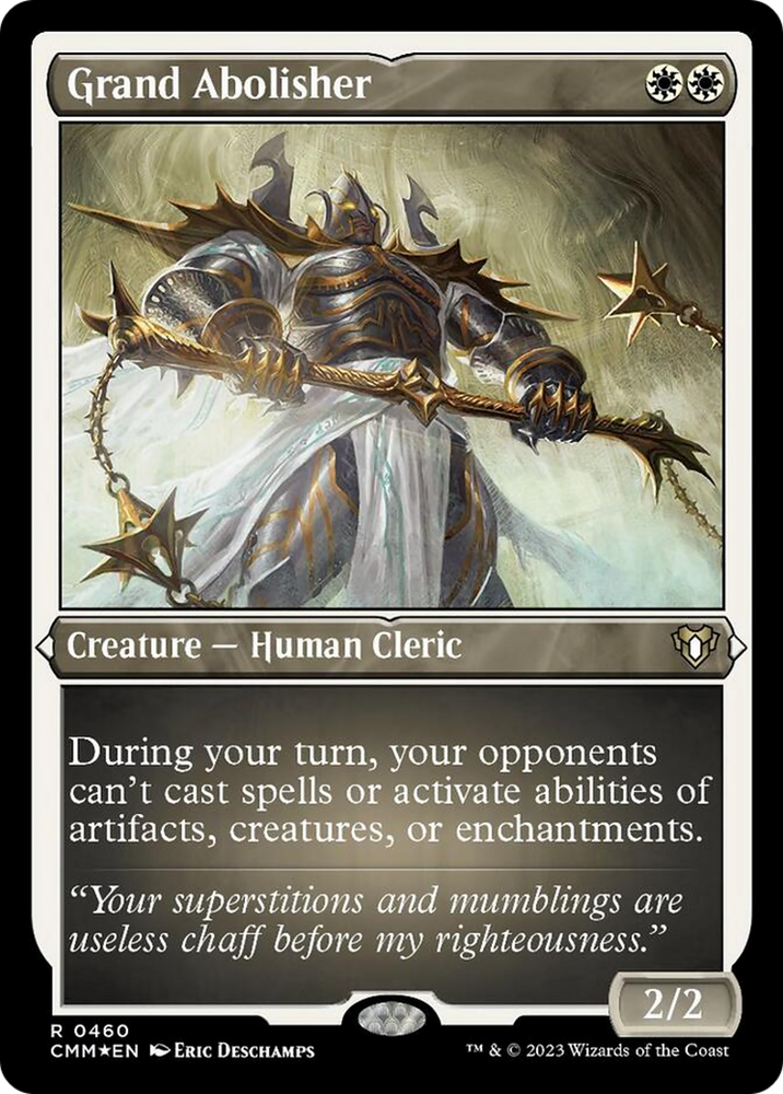 Grand Abolisher (Foil Etched) [Commander Masters] Magic: The Gathering