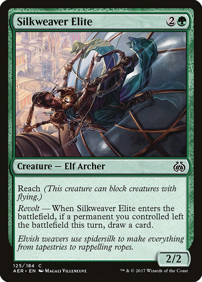 Silkweaver Elite [Aether Revolt] Magic: The Gathering