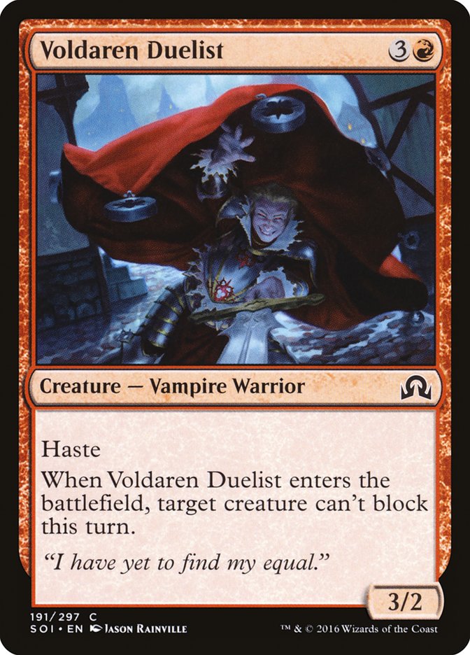 Voldaren Duelist [Shadows over Innistrad] Magic: The Gathering
