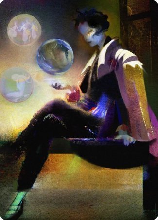 Obscura Interceptor Art Card [Streets of New Capenna Art Series] Magic: The Gathering