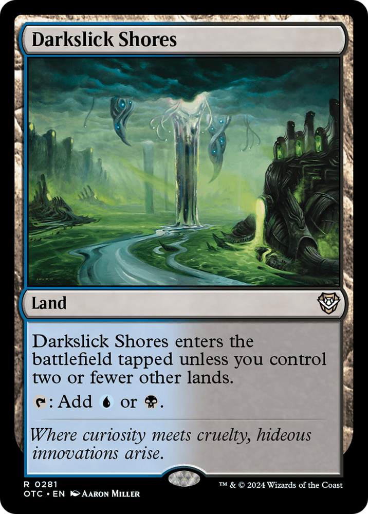 Darkslick Shores [Outlaws of Thunder Junction Commander] Magic: The Gathering