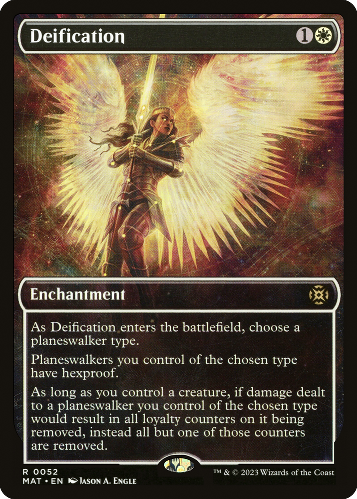 Deification (Showcase) [March of the Machine: The Aftermath] Magic: The Gathering