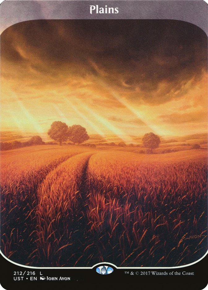 Plains (212) [Unstable] Magic: The Gathering