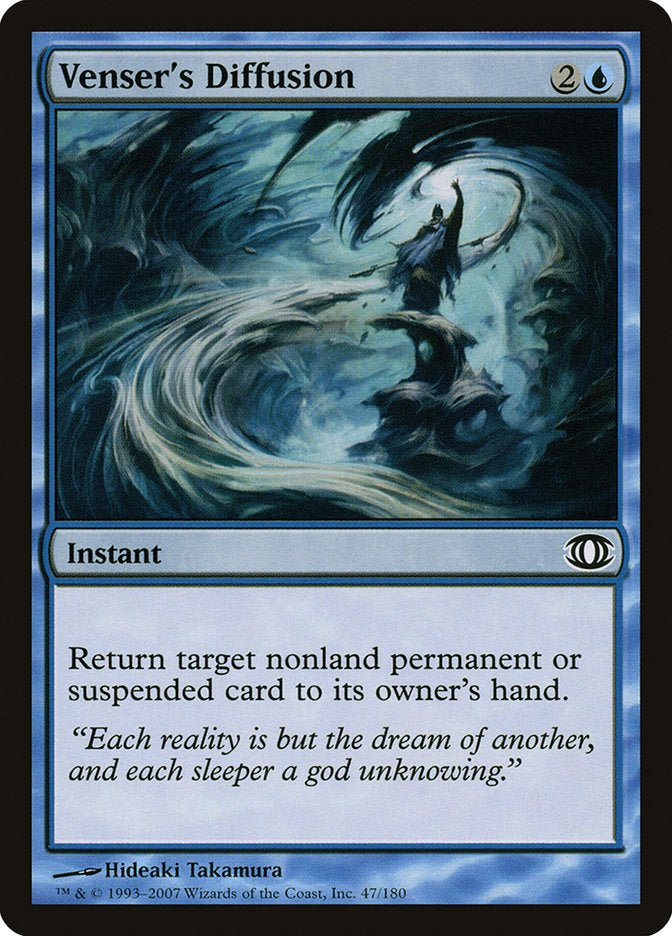 Venser's Diffusion [Future Sight] Magic: The Gathering