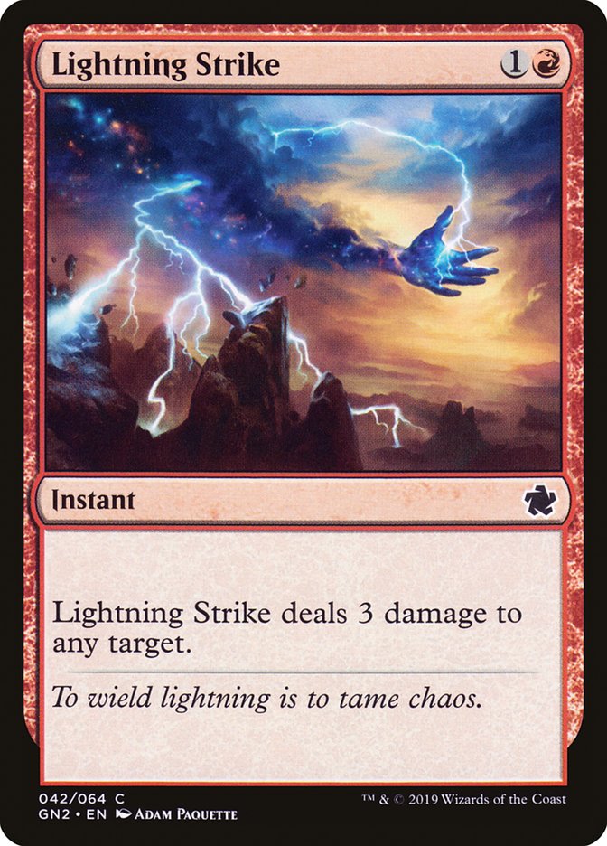 Lightning Strike [Game Night 2019] Magic: The Gathering