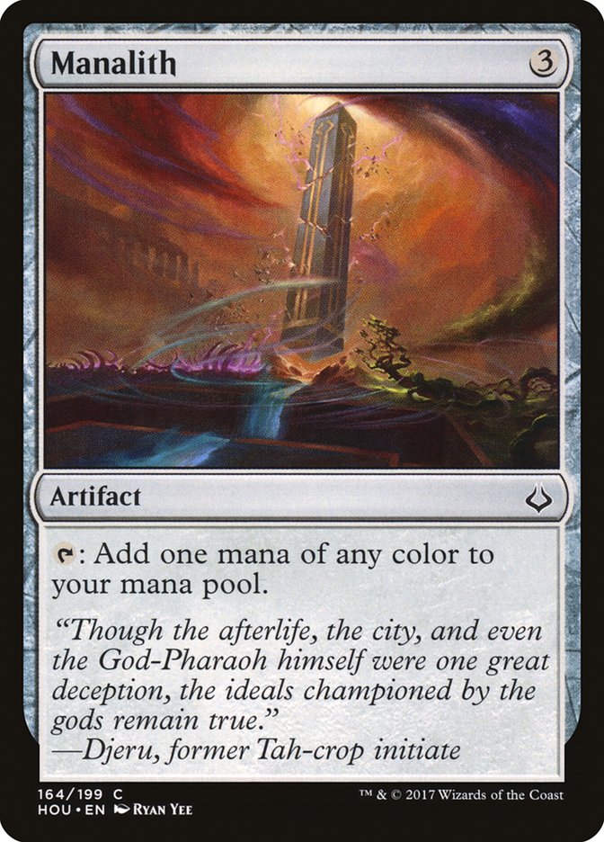 Manalith [Hour of Devastation] Magic: The Gathering