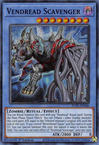 Vendread Scavenger [POTE-EN040] Super Rare - Yugioh Cards For Your TCG Needs!
