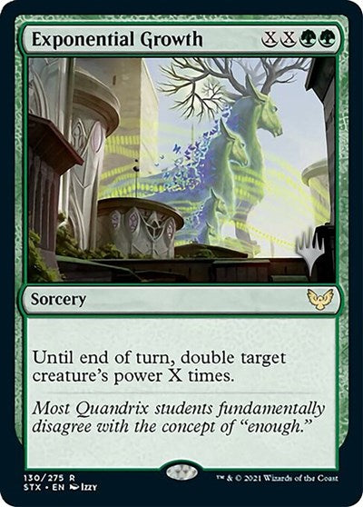 Exponential Growth (Promo Pack) [Strixhaven: School of Mages Promos] Magic: The Gathering