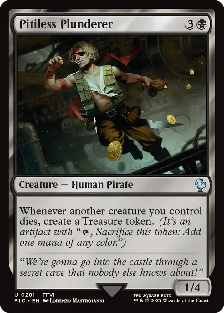 Pitiless Plunderer [FINAL FANTASY Commander] Magic: The Gathering