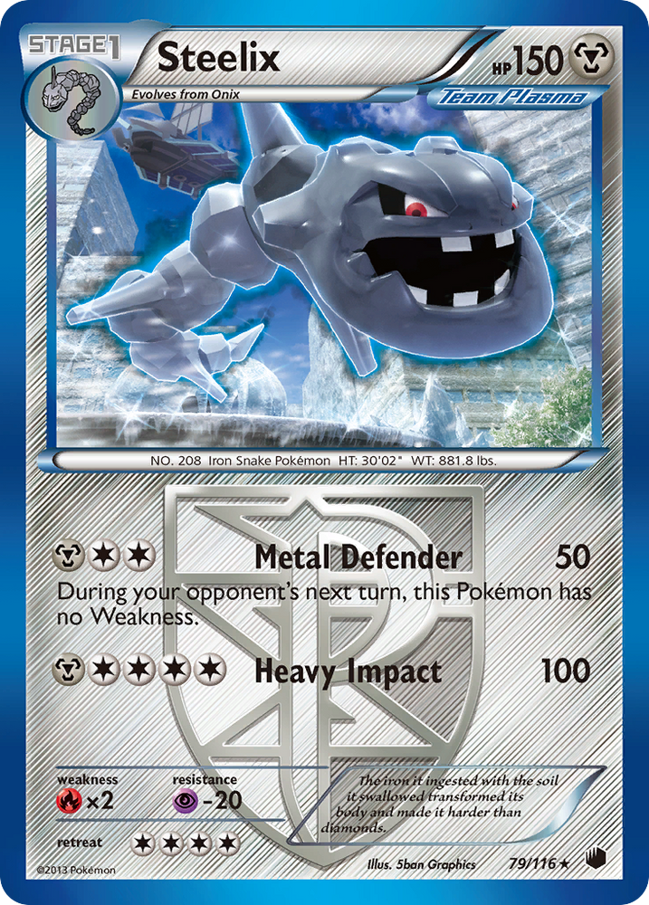Steelix (79/116) [Black & White: Plasma Freeze] Pokémon