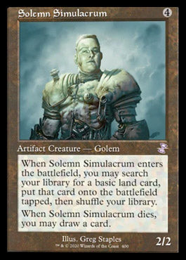 Solemn Simulacrum (Timeshifted) [Time Spiral Remastered] Magic: The Gathering