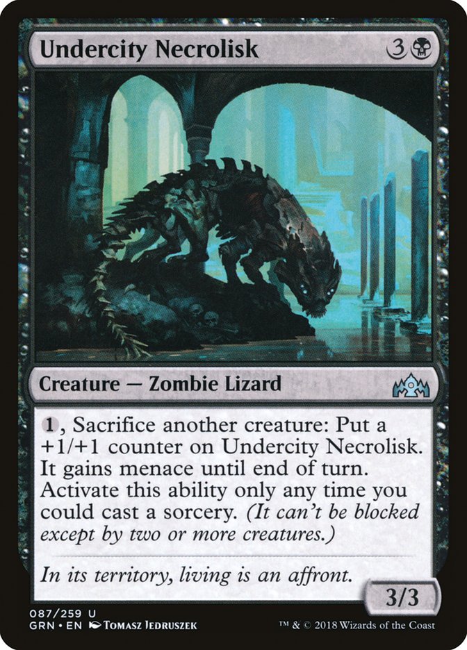 Undercity Necrolisk [Guilds of Ravnica] Magic: The Gathering