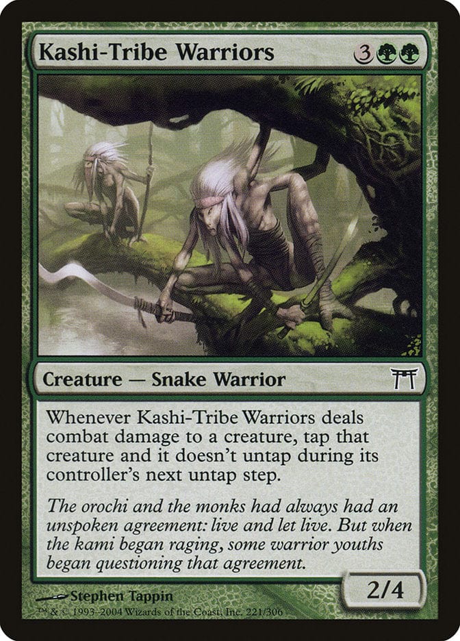 Kashi-Tribe Warriors [Champions of Kamigawa] Magic: The Gathering