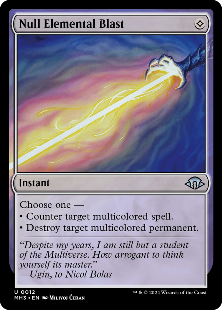 Null Elemental Blast [Modern Horizons 3] Magic: The Gathering
