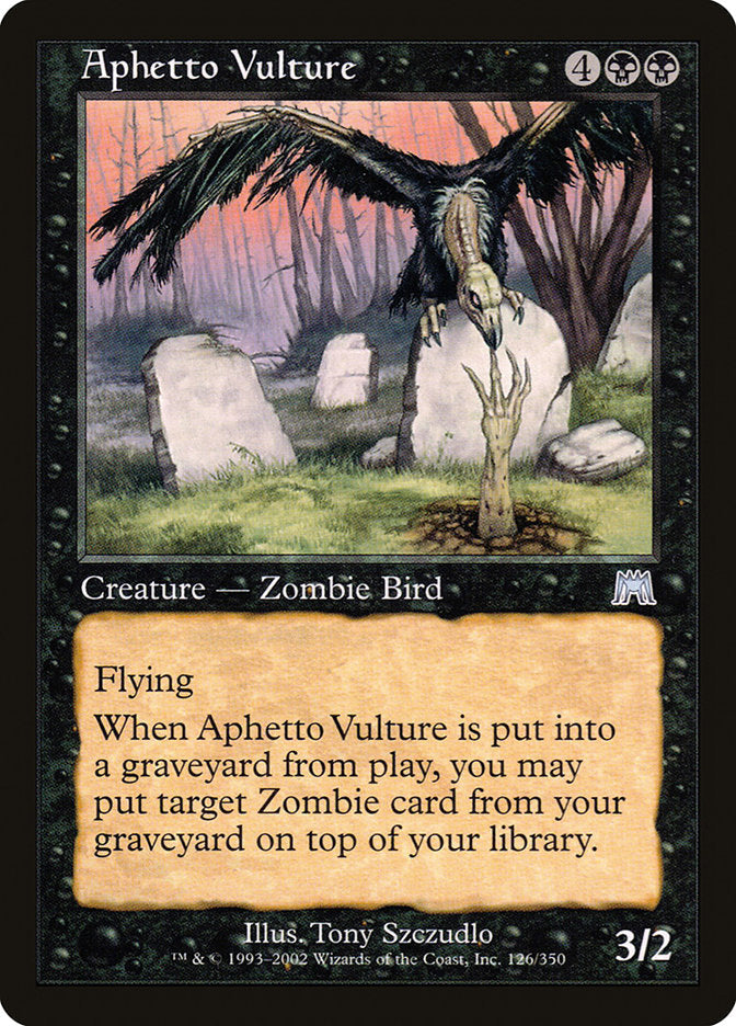 Aphetto Vulture [Onslaught] Magic: The Gathering