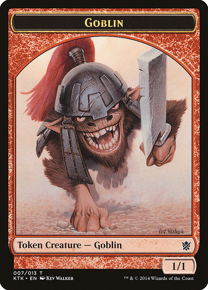 Goblin Token [Khans of Tarkir Tokens] Magic: The Gathering