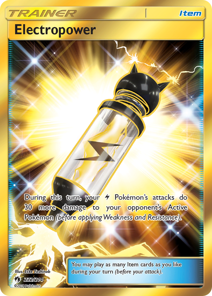Electropower (232/214) [Sun & Moon: Lost Thunder] Pokémon