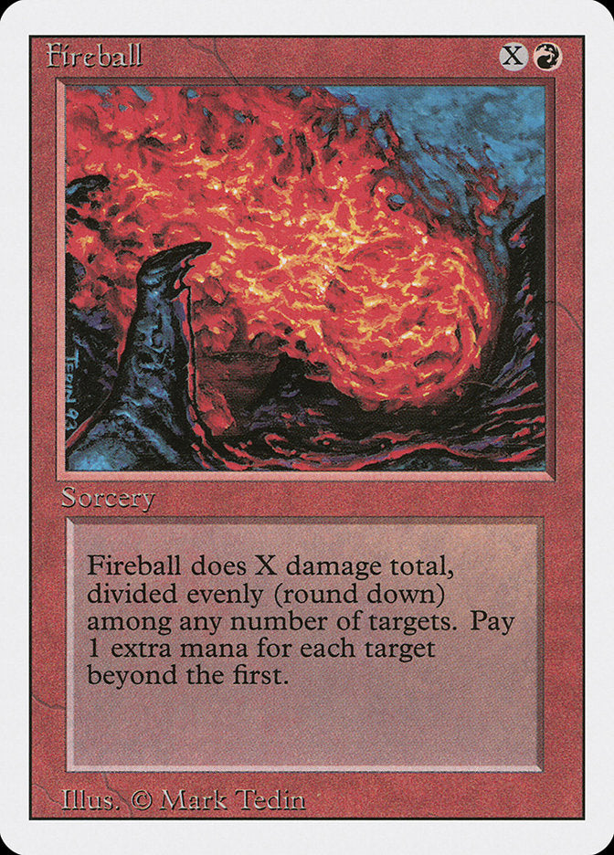 Fireball [Revised Edition] Magic: The Gathering