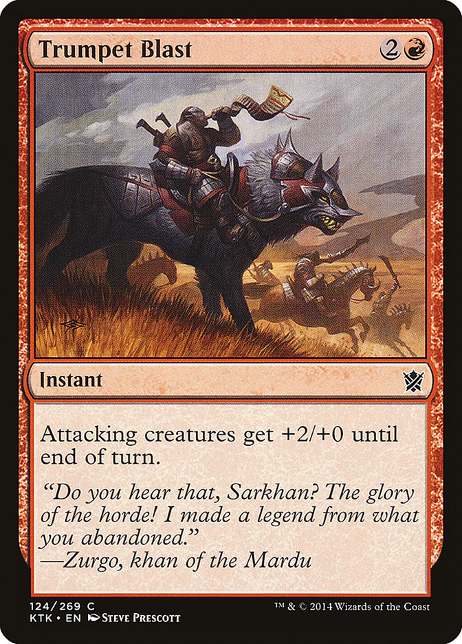 Trumpet Blast [Khans of Tarkir] Magic: The Gathering