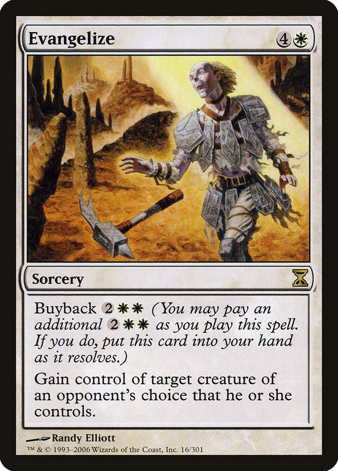 Evangelize [Time Spiral] Magic: The Gathering