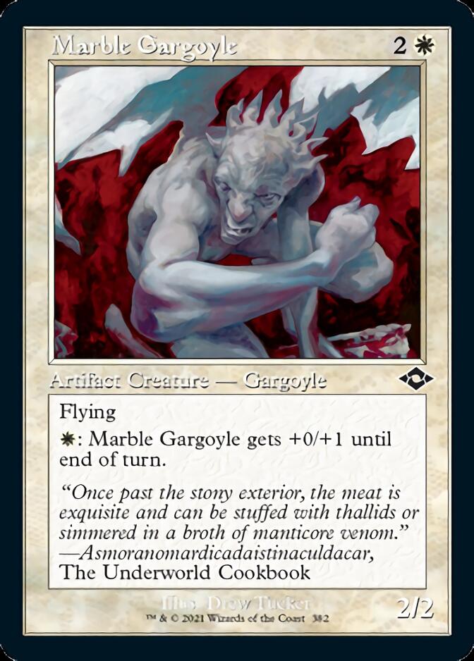 Marble Gargoyle (Retro Foil Etched) [Modern Horizons 2] Magic: The Gathering