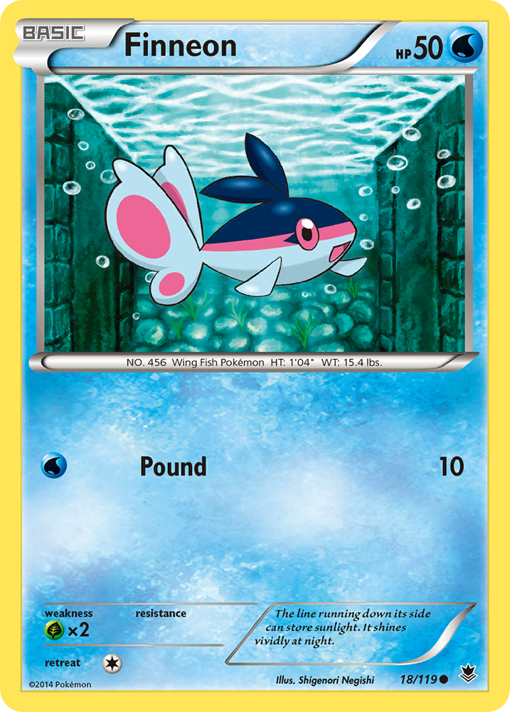 Finneon (18/119) [XY: Phantom Forces] Pokémon
