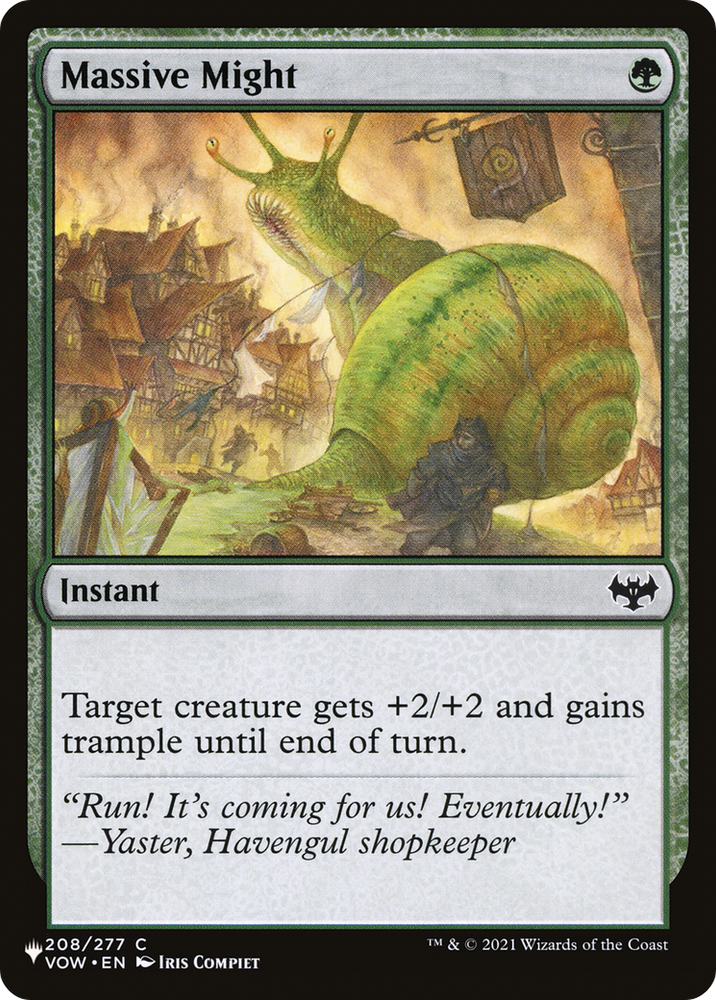 Massive Might [The List] Magic: The Gathering