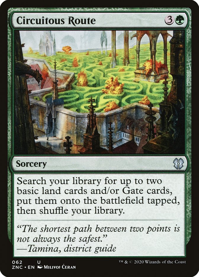 Circuitous Route [Zendikar Rising Commander] Magic: The Gathering