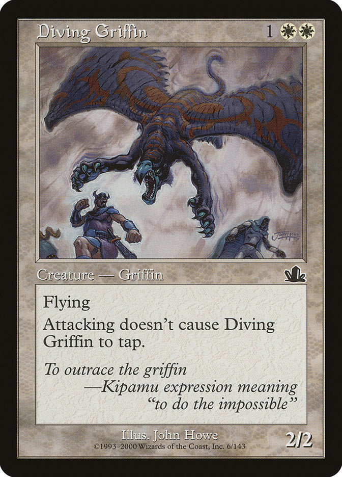 Diving Griffin [Prophecy] Magic: The Gathering