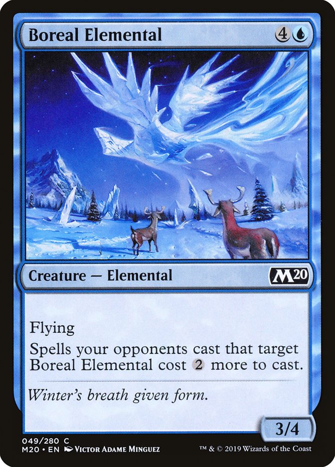 Boreal Elemental [Core Set 2020] Magic: The Gathering