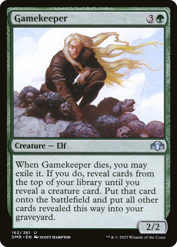 Gamekeeper [Dominaria Remastered] Magic: The Gathering