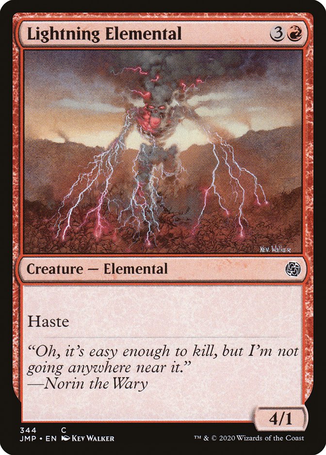 Lightning Elemental [Jumpstart] Magic: The Gathering