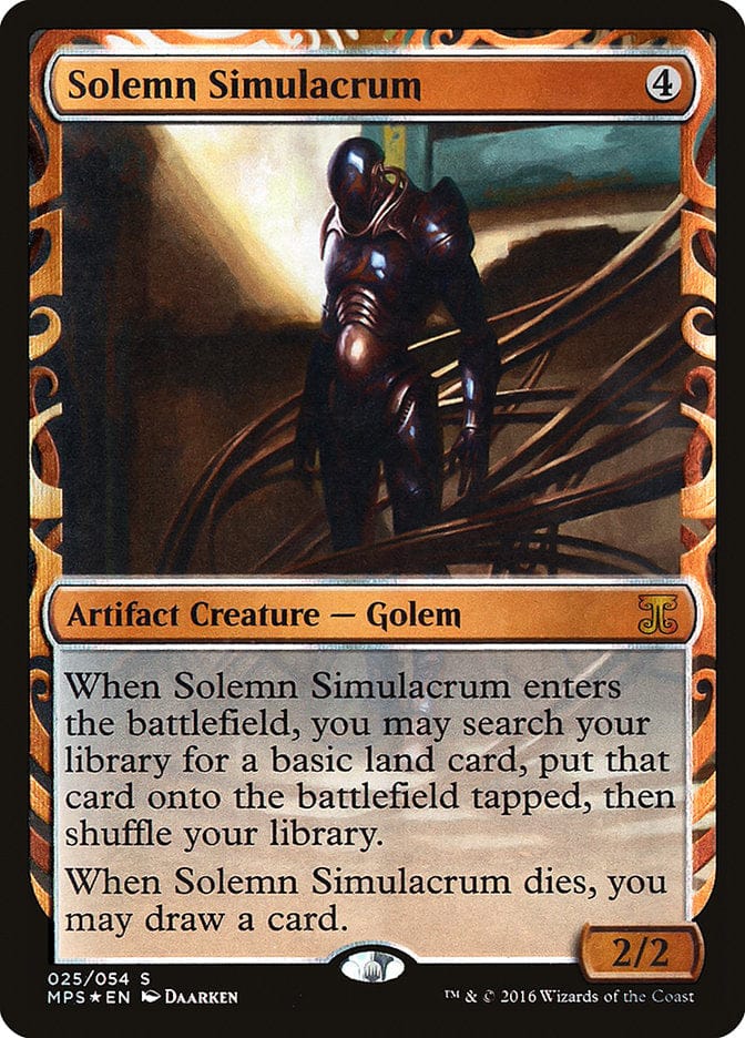 Solemn Simulacrum [Kaladesh Inventions] Magic: The Gathering