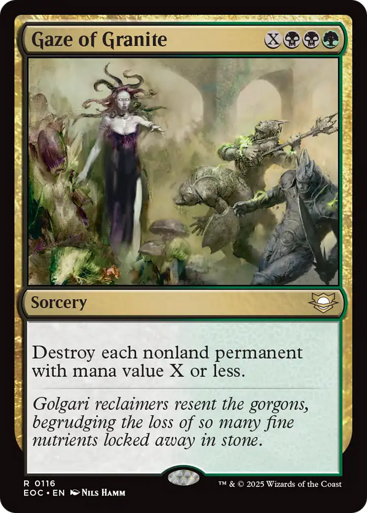 Gaze of Granite [Edge of Eternities Commander] Magic: The Gathering