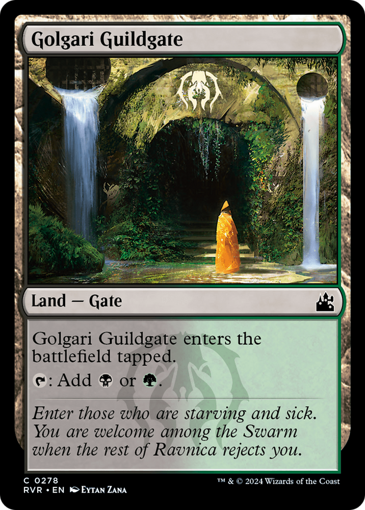 Golgari Guildgate [Ravnica Remastered] Magic: The Gathering