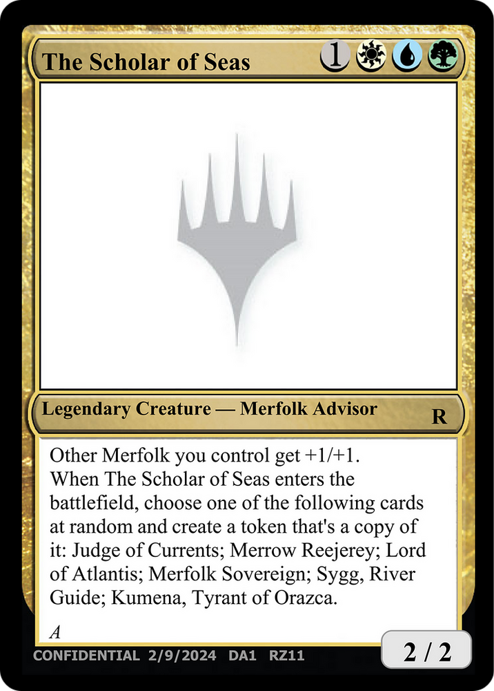 The Scholar of Seas [Unknown Event] Magic: The Gathering