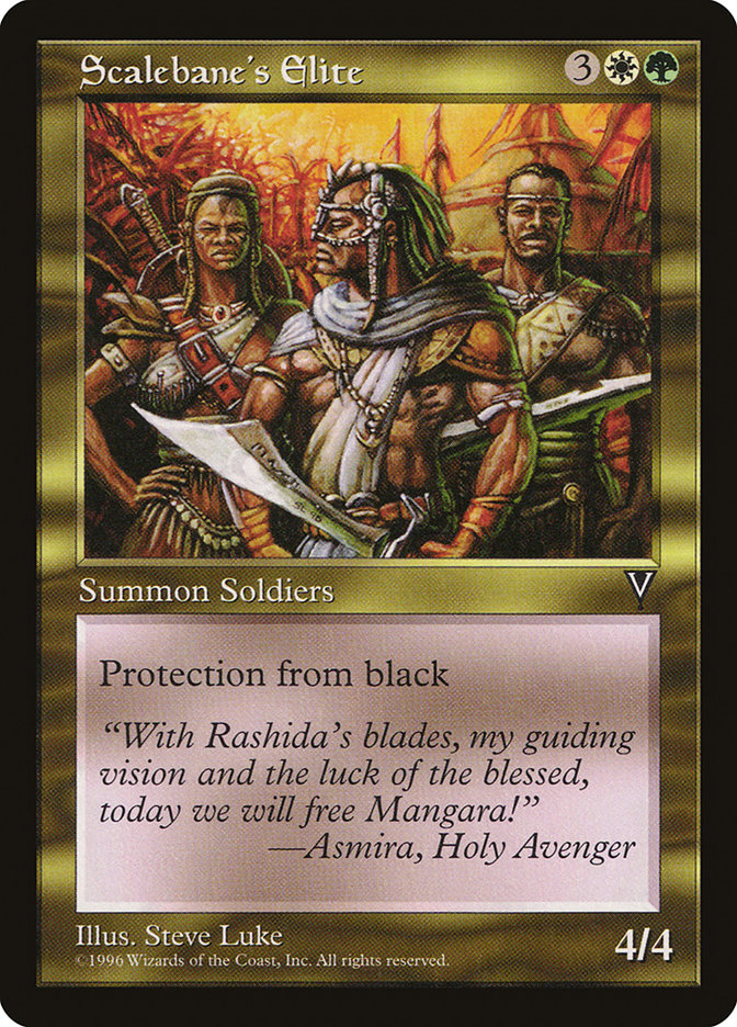 Scalebane's Elite [Visions] Magic: The Gathering