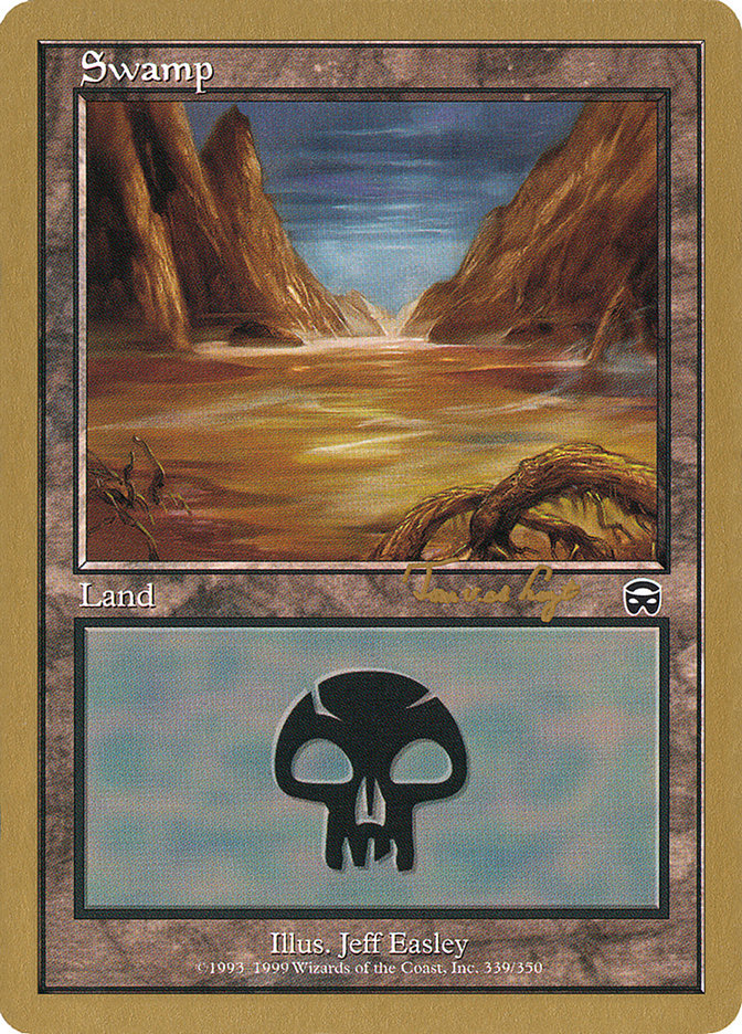 Swamp (tvdl339a) (Tom van de Logt) [World Championship Decks 2001] Magic: The Gathering