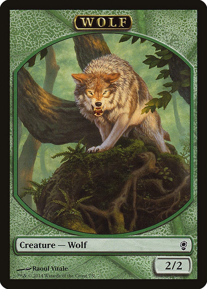 Wolf Token [Conspiracy Tokens] Magic: The Gathering