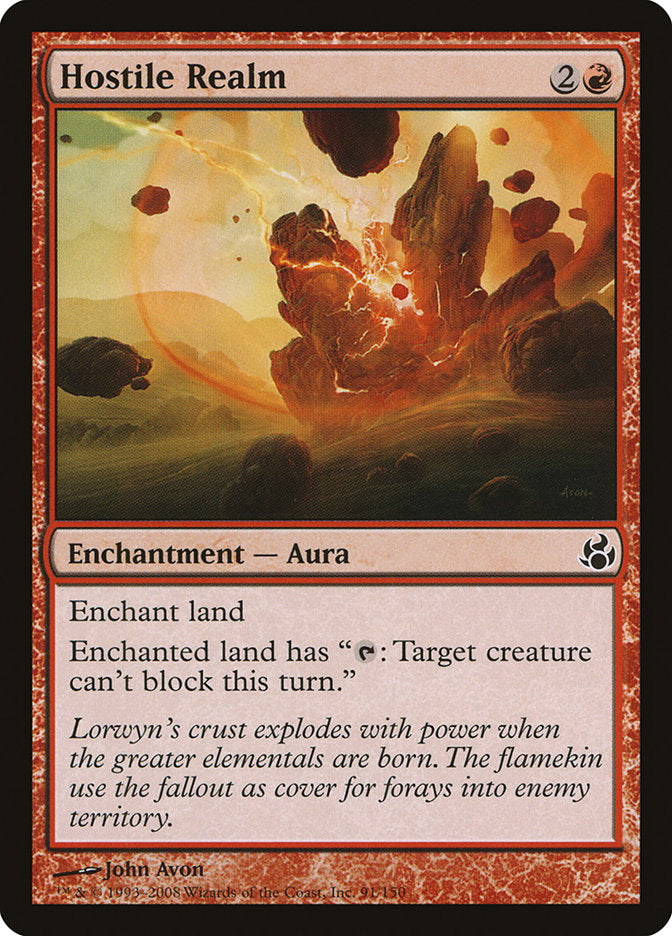 Hostile Realm [Morningtide] Magic: The Gathering
