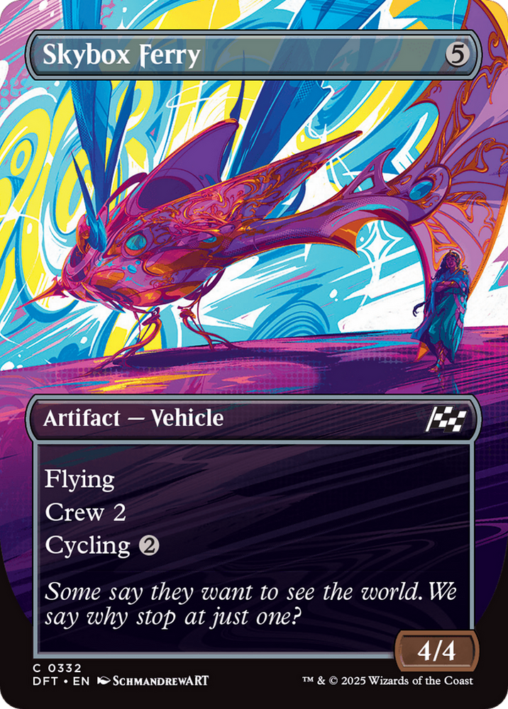Skybox Ferry (Borderless) [Aetherdrift] Magic: The Gathering